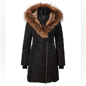 Mackage Trish Down Coat with Natural Fur Signature Mackage Collar & Hood